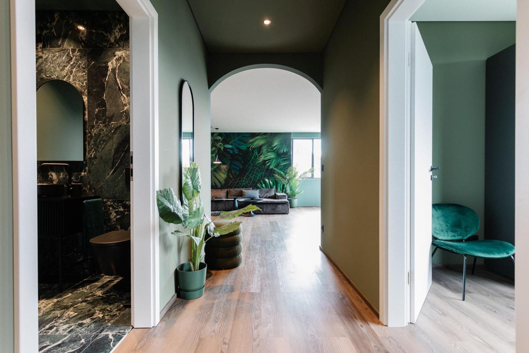 Exklusive Design Appartement Palm Paradise Neubau Pfungstadt Exteriör bild
